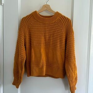 Cable knit sweater. Size medium